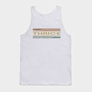 Thrice Retro Lines Tank Top